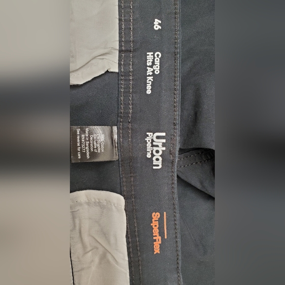 NWT Urban Pipeline superflex cargo shorts BLACK - Picture 5 of 8